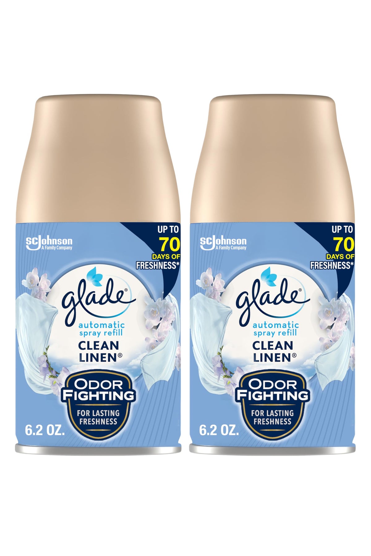 Glade Automatic Spray Refill Clean Linen pack for extended home fragrance