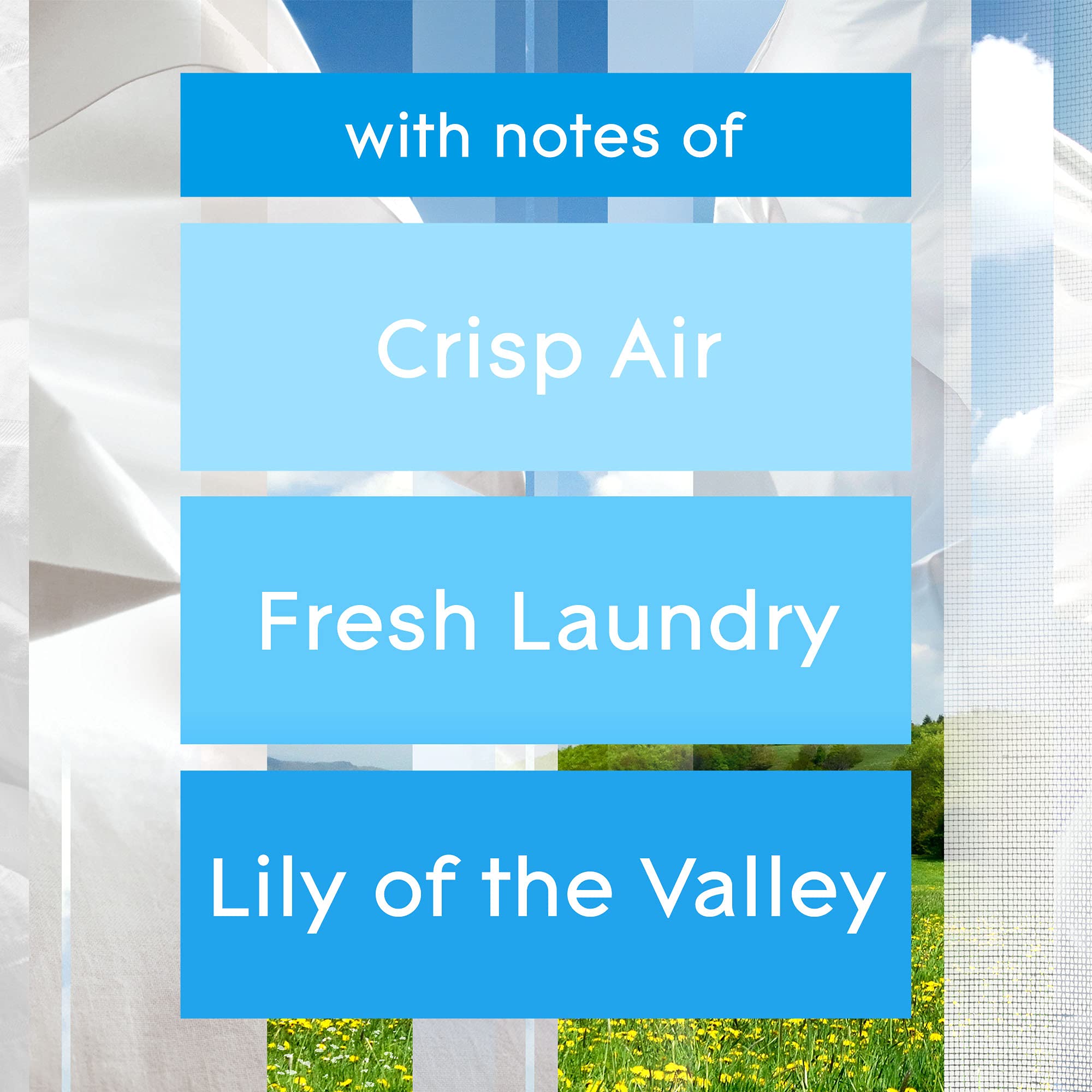 Glade Clean Linen refill ready to refresh spaces quickly.