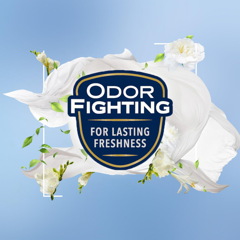 Glade Clean Linen refill inserted to maintain continuous fragrance.