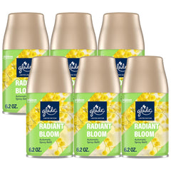 Glade Automatic Spray Refill Radiant Bloom 6.2 oz for effortless fragrance all day
