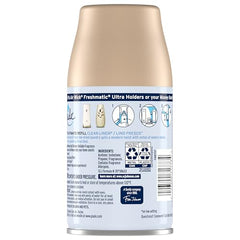 Glade Clean Linen refill bottle ready for quick replacement