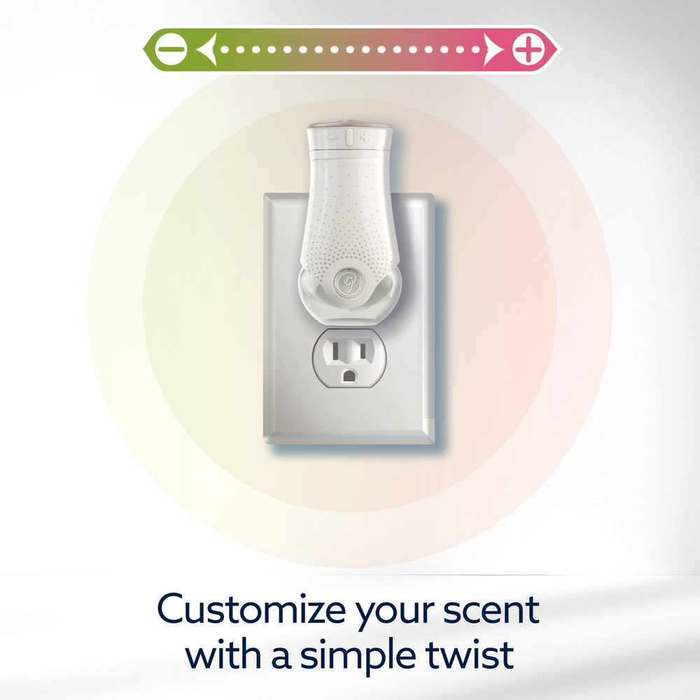 Glade CustomScent technology in action for personalized fragrance.