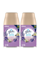 Glade Lavender Vanilla refill pack for automatic spray in home and bathroom