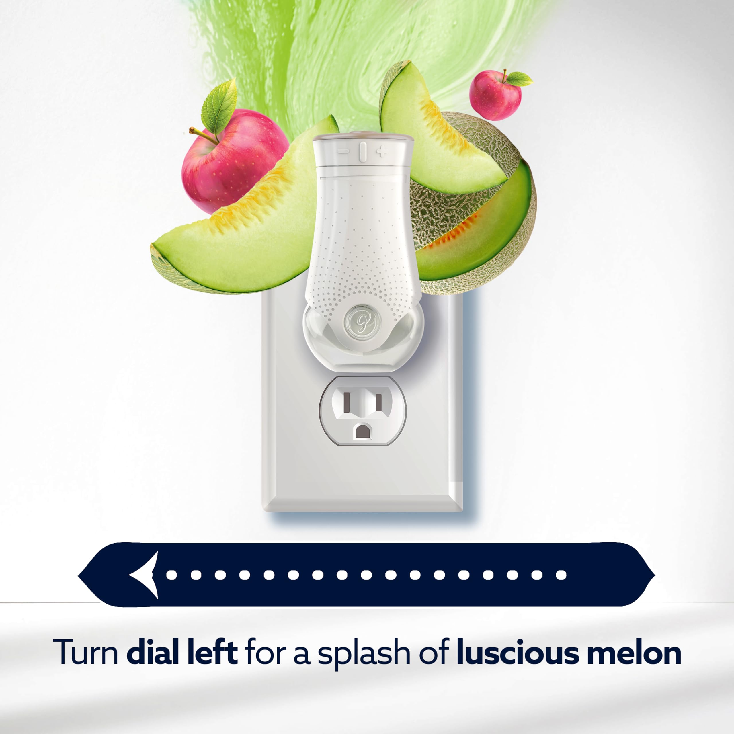 Glade Melon and Cherry Blossom two-scent blend in one refill.