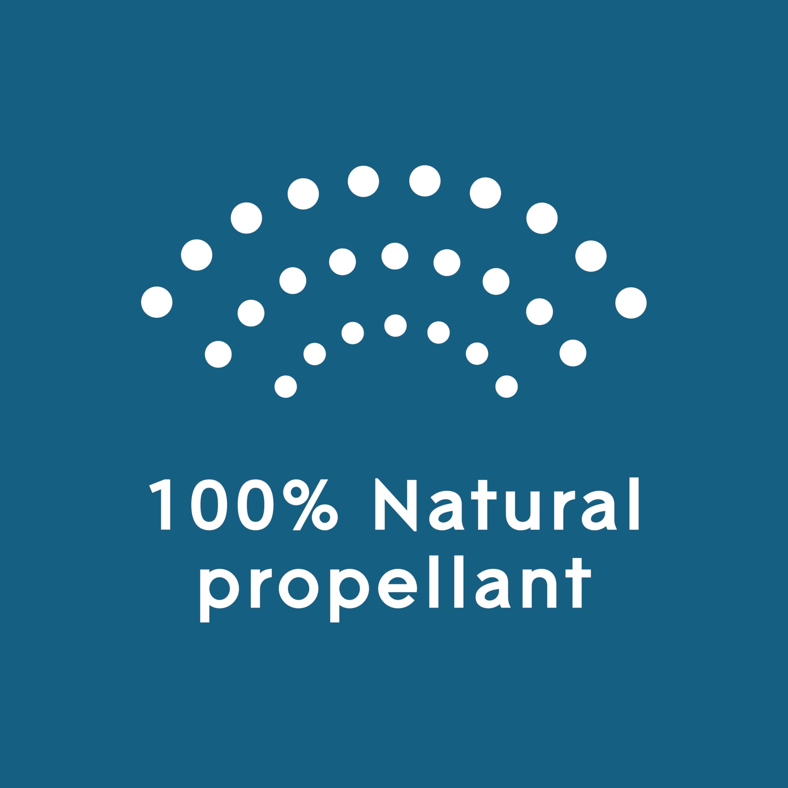 Glade natural propellant conveys a clean formula without dyes.