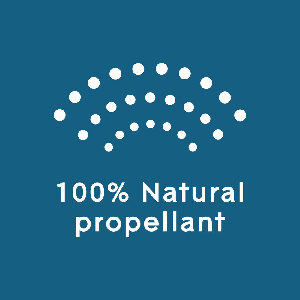 Glade natural propellant conveys a clean formula without dyes.