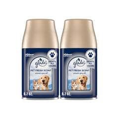 Glade Pet Fresh Automatic Spray refill front view showing packaging for home odor control.