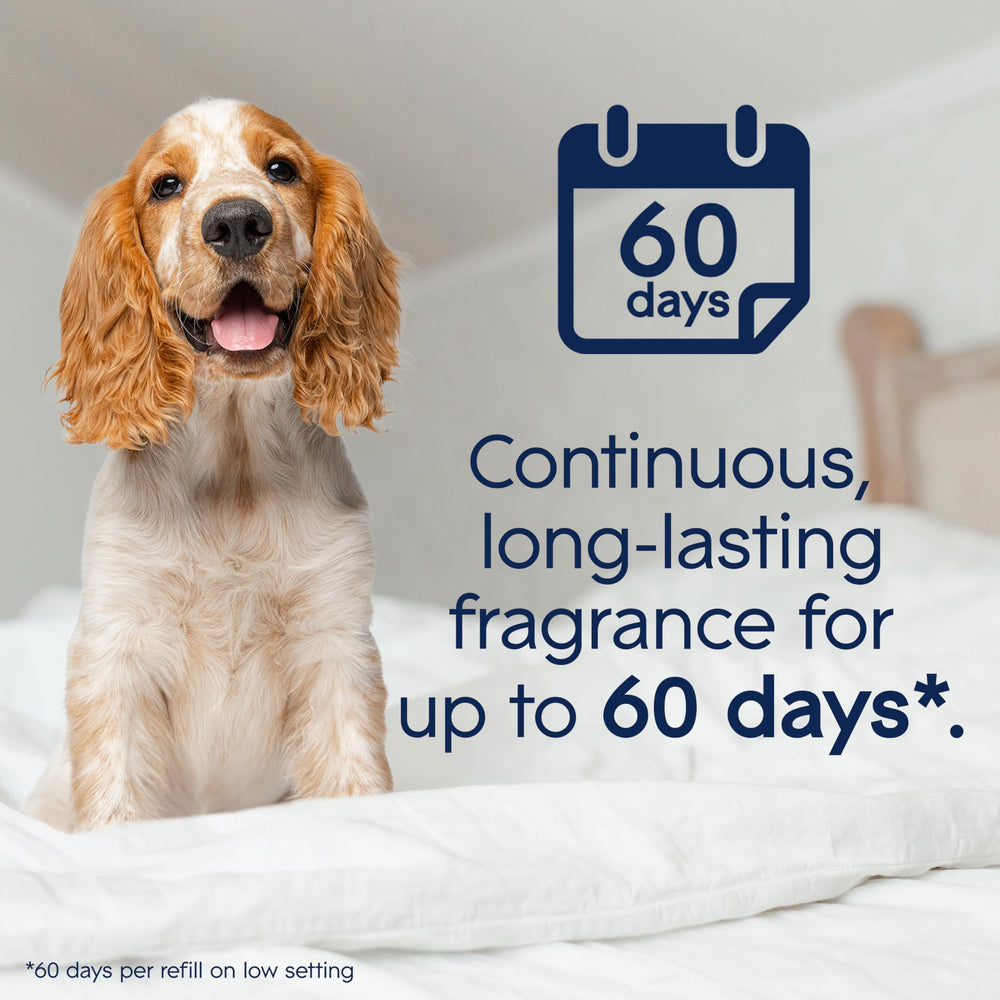 Glade Pet Fresh PlugIns in outlet delivering pet odor control