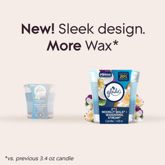 Glade phthalate-free candle promotes a clean, inviting mood in cozy spaces.