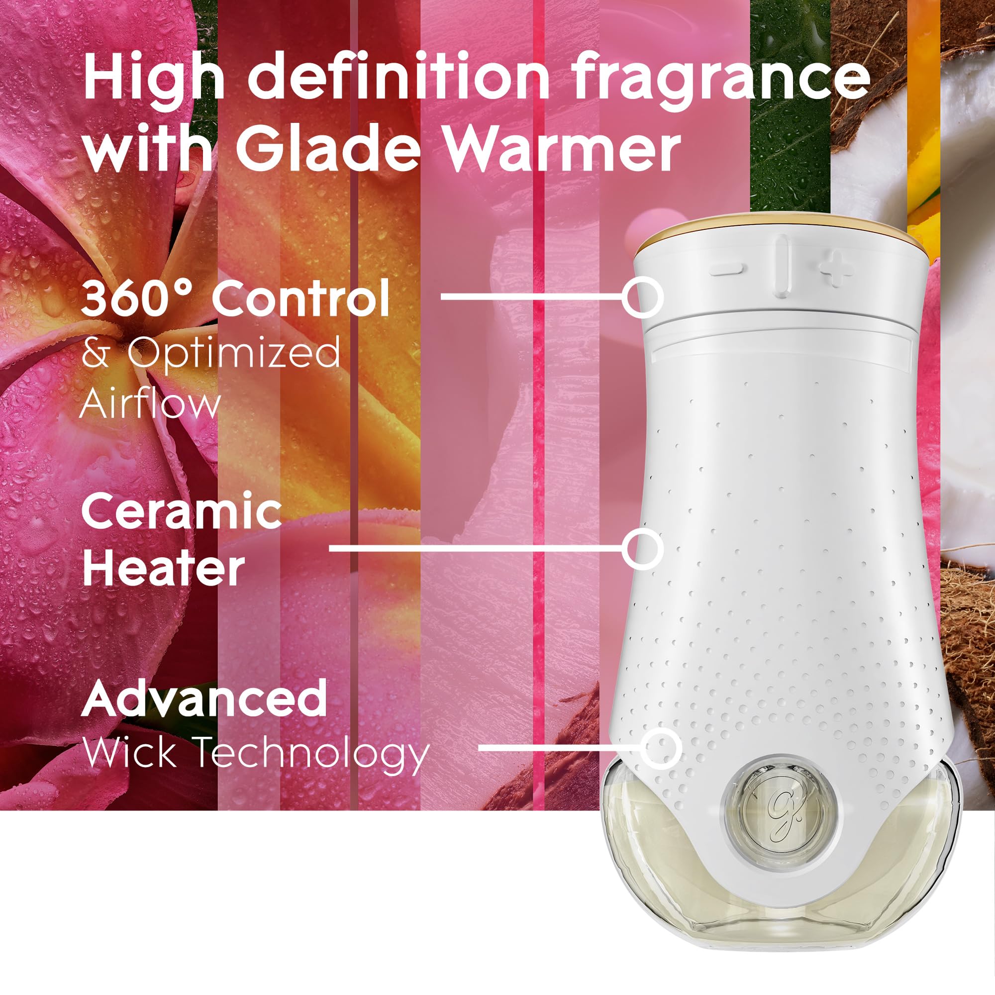 Glade PlugIns Coastal Sunshine Citrus refill adds coastal brightness and citrus energy