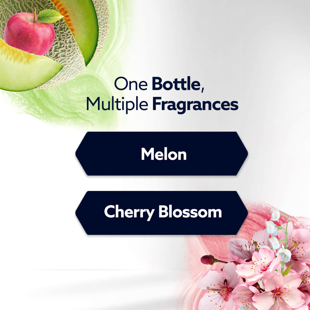 Glade PlugIns dial adjustment showing scent balance control.