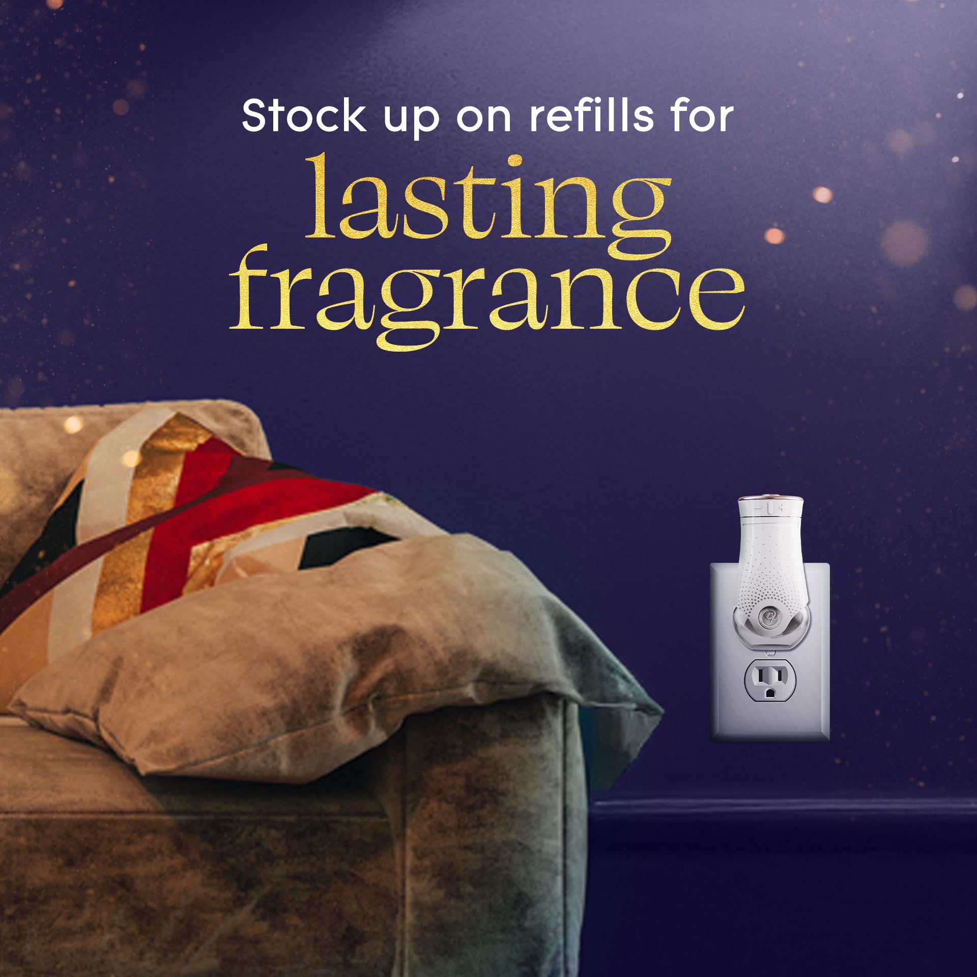 Glade PlugIns Embers & Sandalwood refill is phthalate-free and paraben-free for safer use