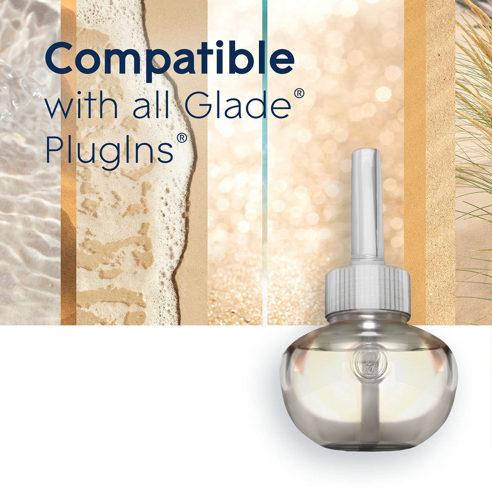 Glade Aqua Waves packaging highlights easy refill access and modern design.