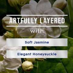 Glade PlugIns Jasmine and Honeysuckle refill inserted into a warmer for continuous scent