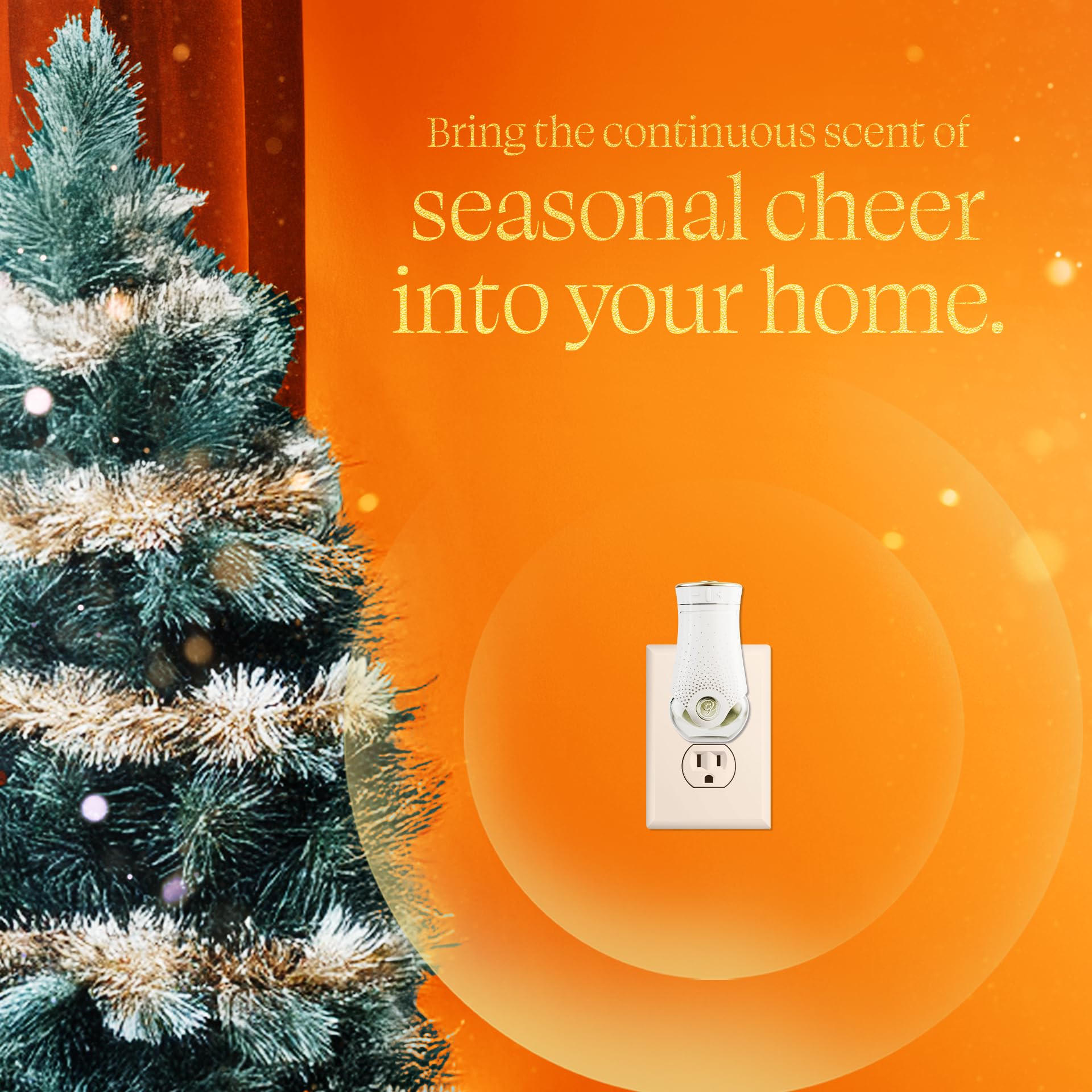 Glade PlugIns refills compatible with Scented Oil warmers for easy setup.