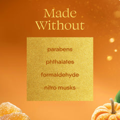 Glade Pumpkin Ginger essential oils infusion for richer scent.