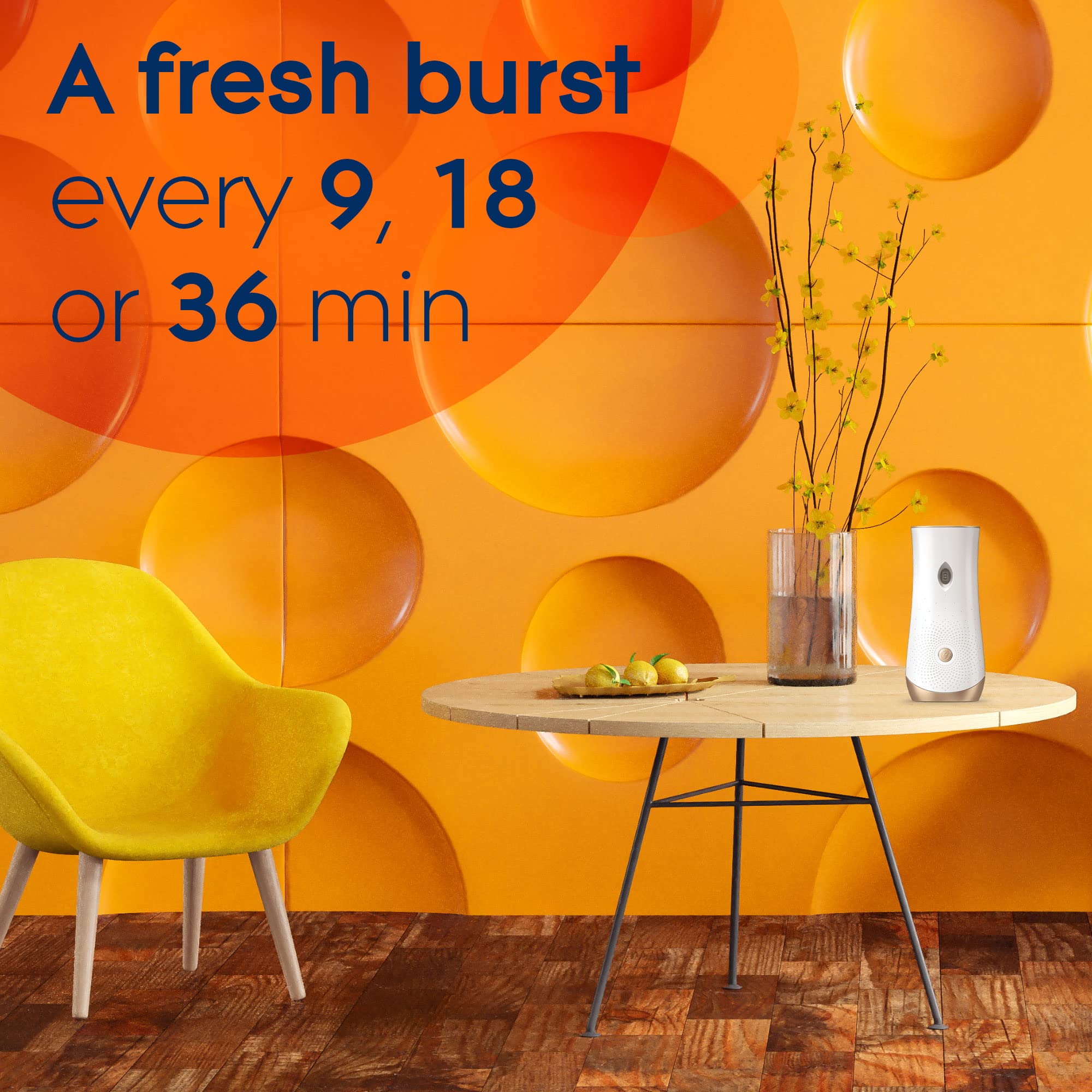 Glade 6.2 oz refill pack provides extended fragrance coverage across rooms.