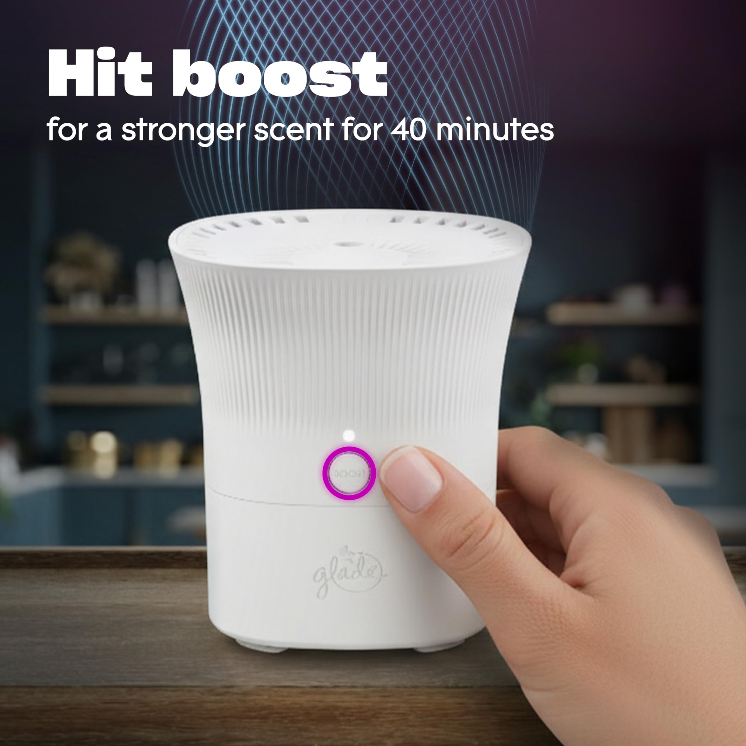 Glade Scent Flow PlugIns refill-reminder light helps track when to switch refills.