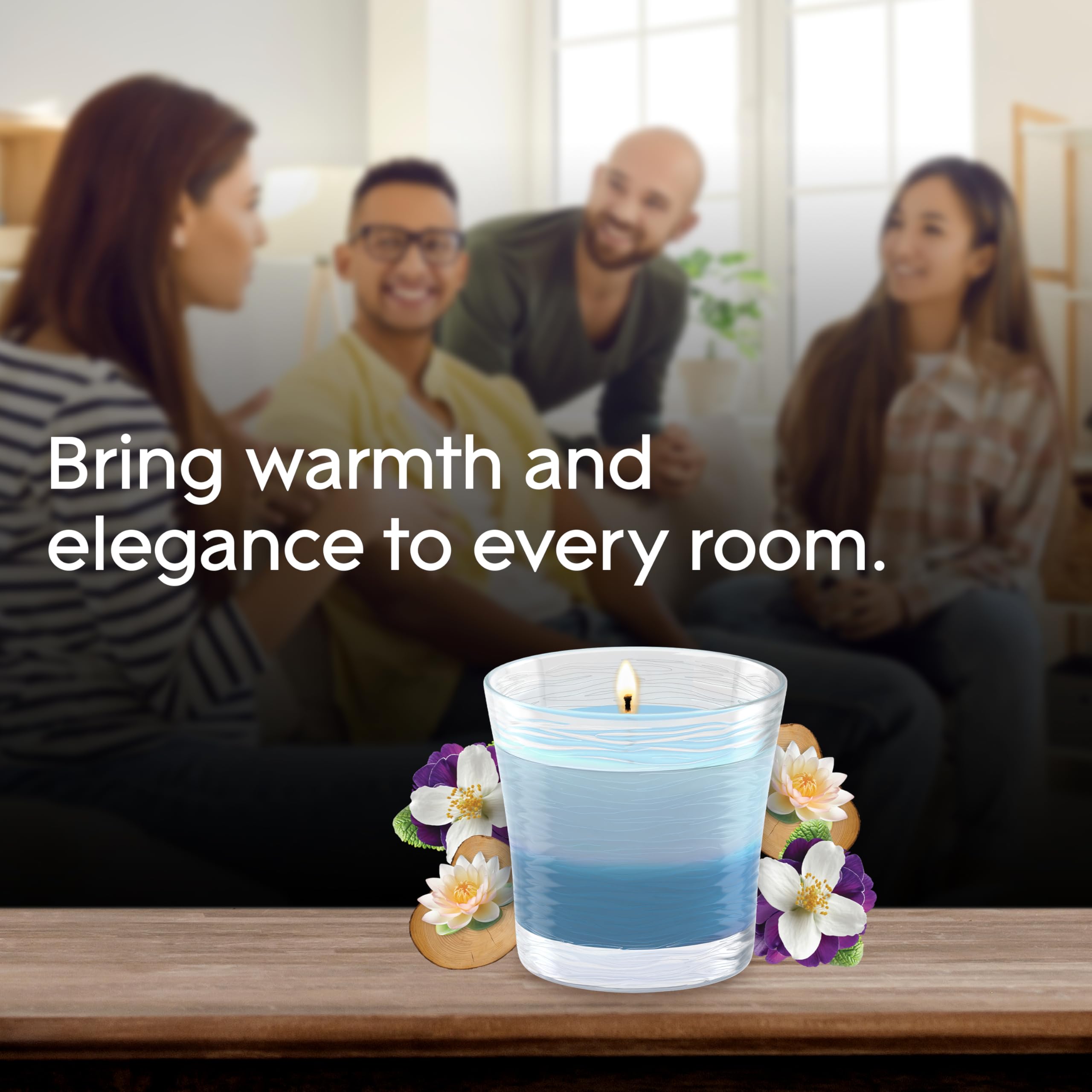Glade two-pack candle set offers convenient fragrance for shared spaces.