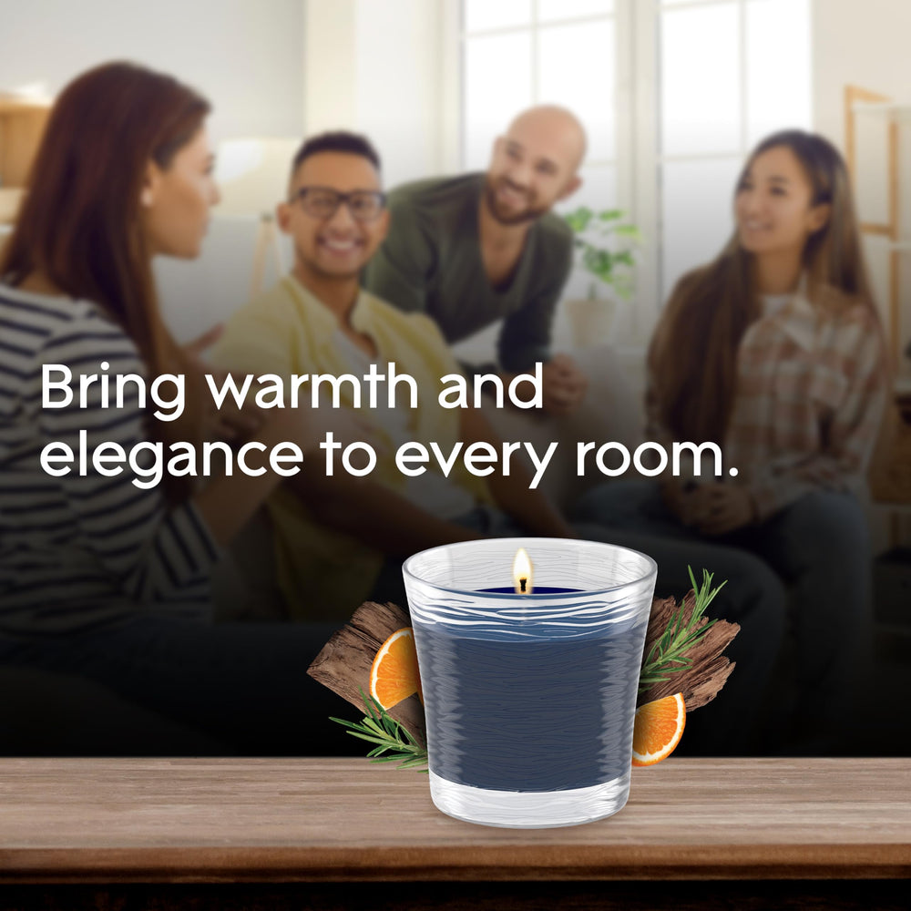 Glade two-pack candle set offers value and flexible fragrance placement.