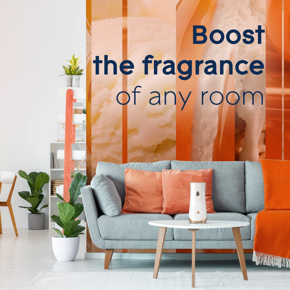 Glade Vanilla Caramel Twist lifestyle use suggests cozy ambience