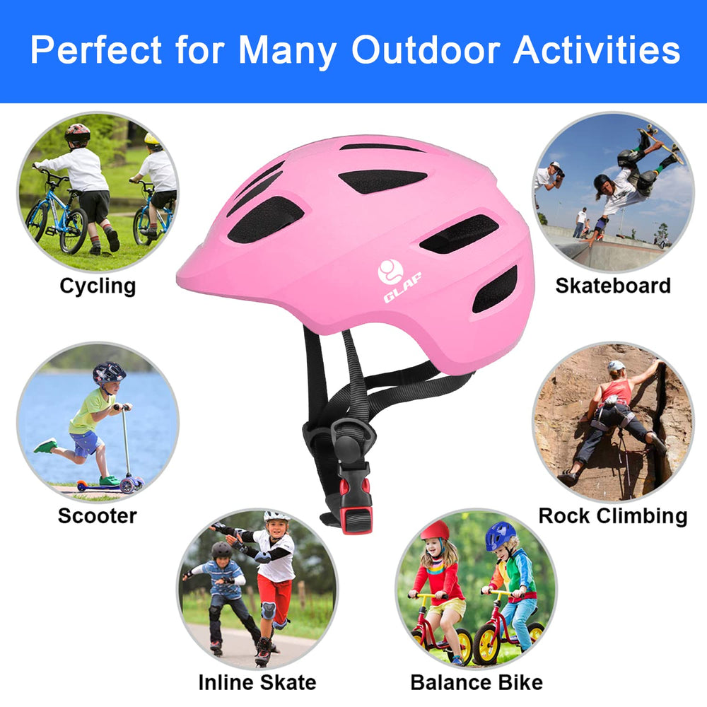 GLAF toddler helmet with 14 vents for breathable comfort