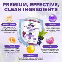 GlaGmrry NAC supplement packaging, showcasing premium and gluten-free formula