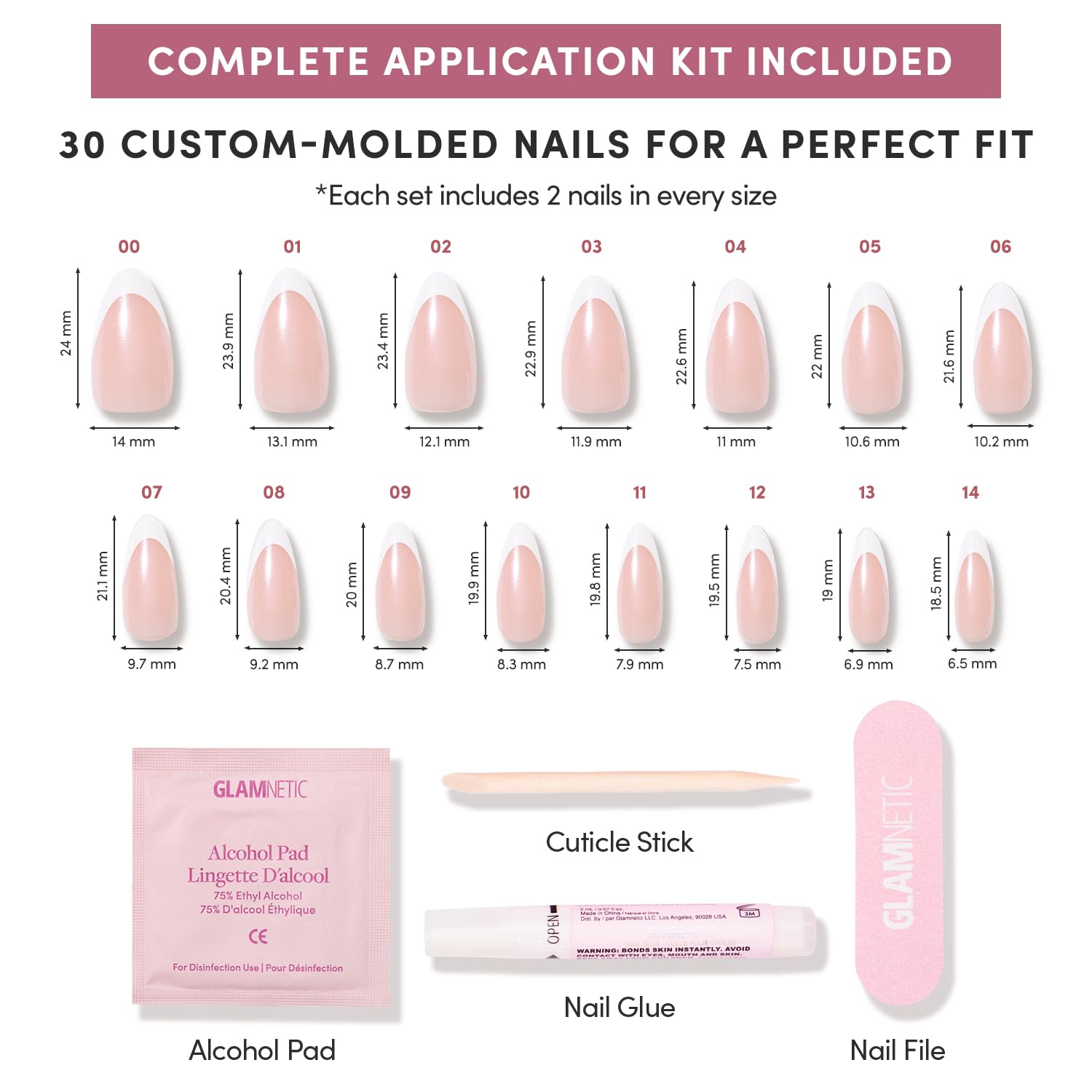 Glamnetic nails removal with a warm water soak for gentle lifting.