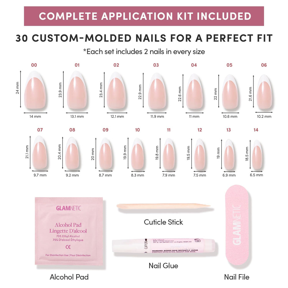 Glamnetic nails removal with a warm water soak for gentle lifting.