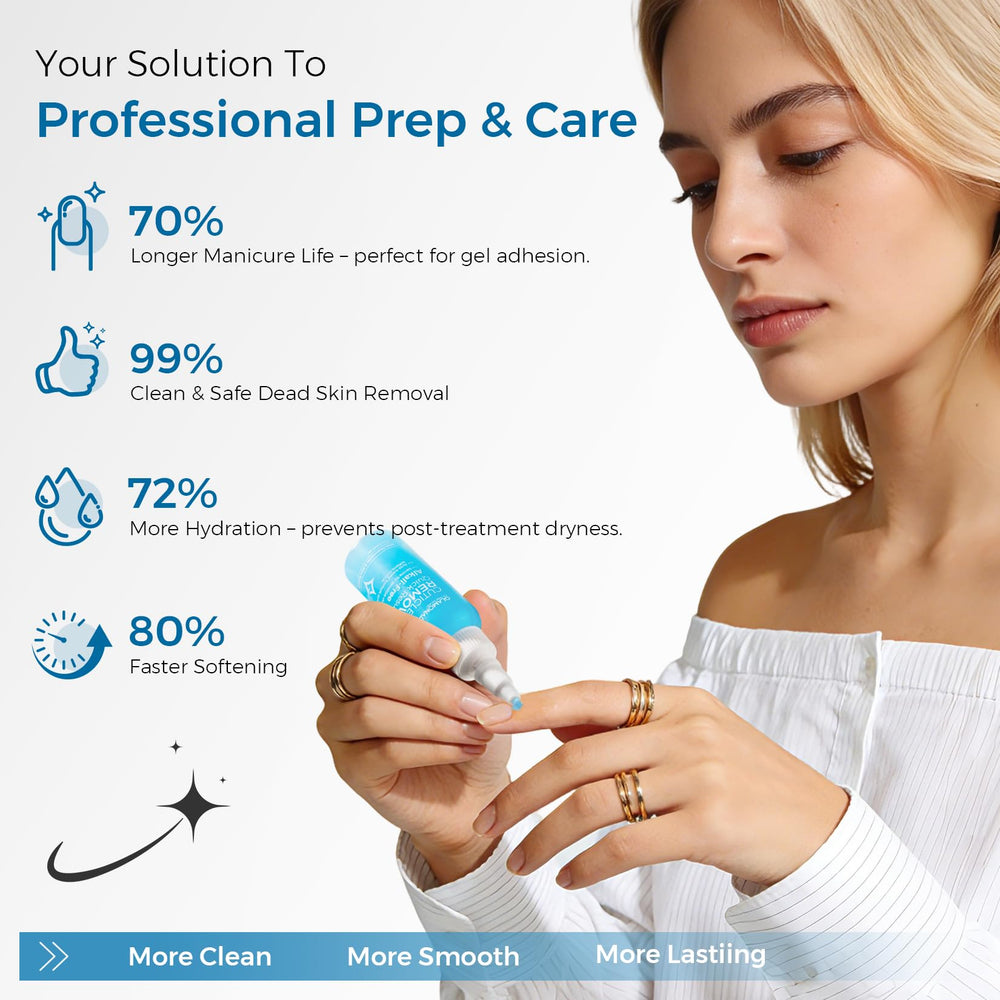 Glamonade Gel in a salon manicure setup for prep