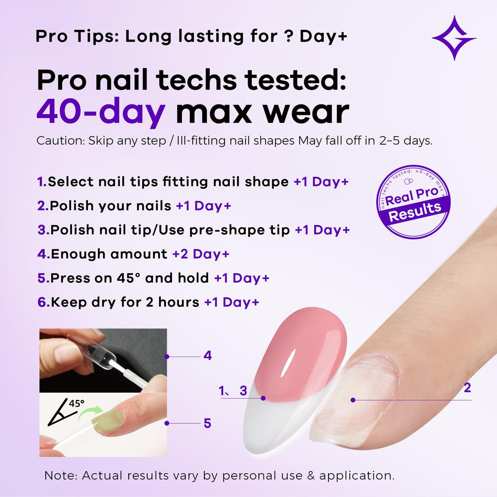 Glamonade long-lasting bond for acrylic nails and tips