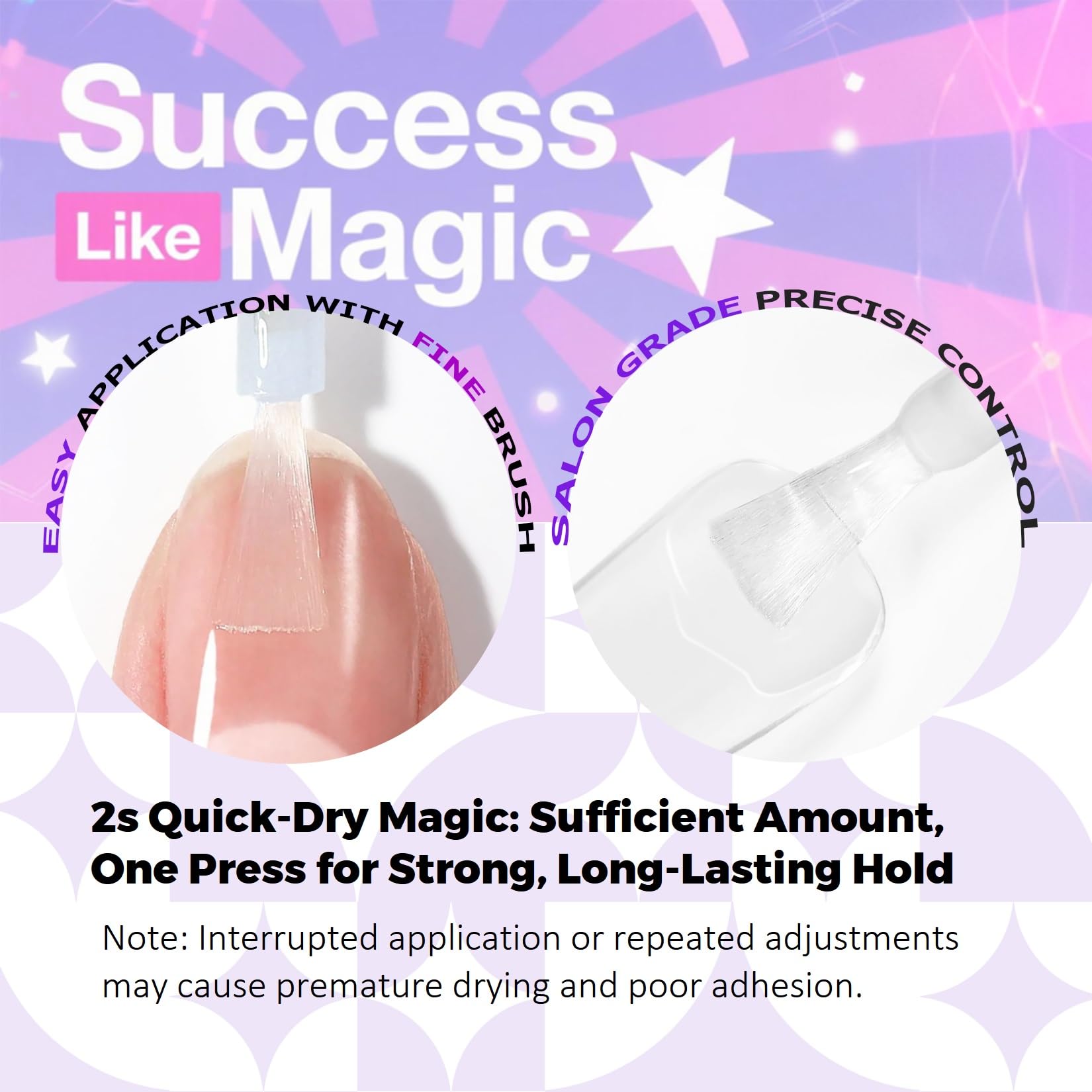 Glamonade non-toxic nail glue keeps nails safe during DIY