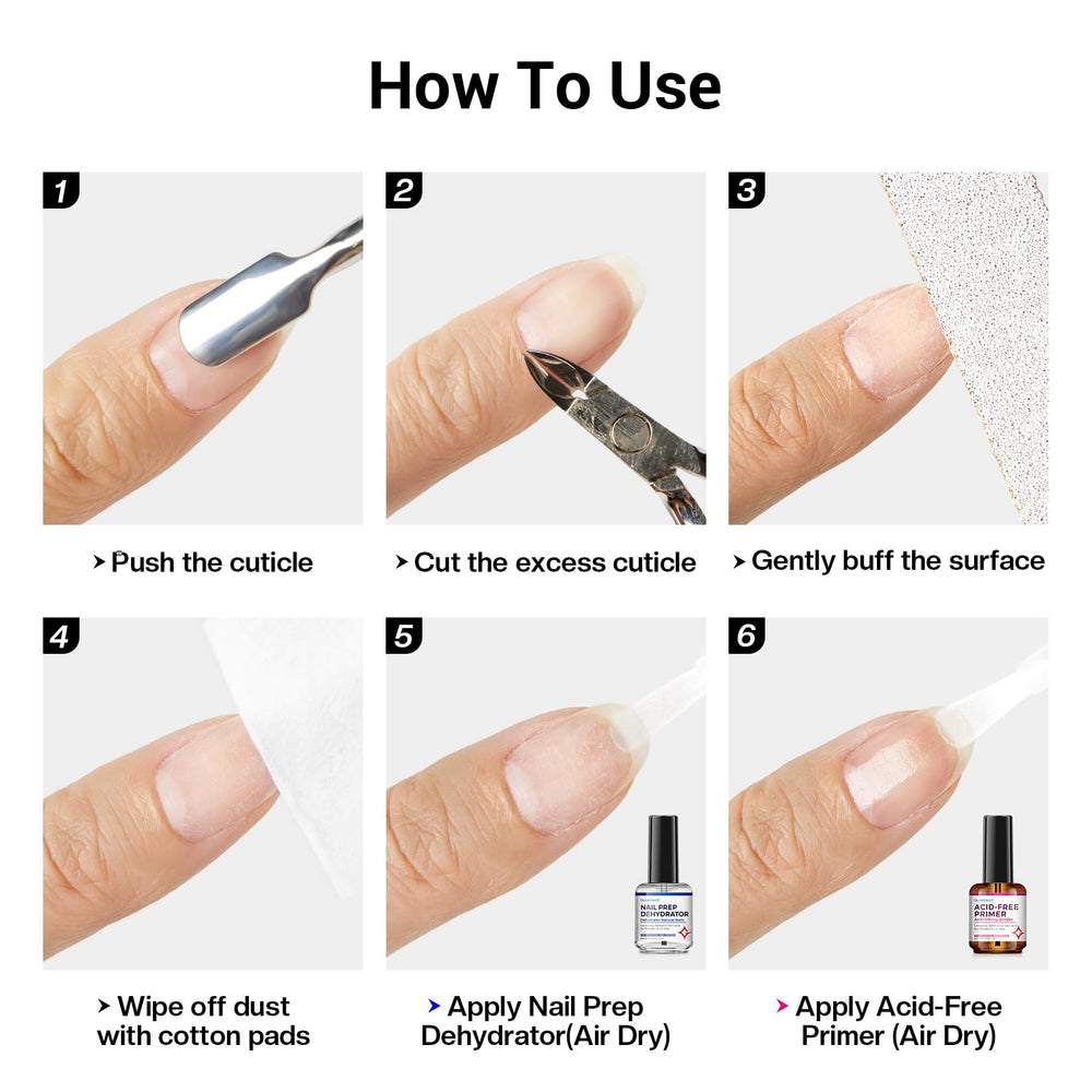Glamonade Primer Dehydrator close-up emphasizes balanced pH for better adhesion.