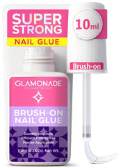 Glamonade super-strong nail glue with brush-on precision for press-ons