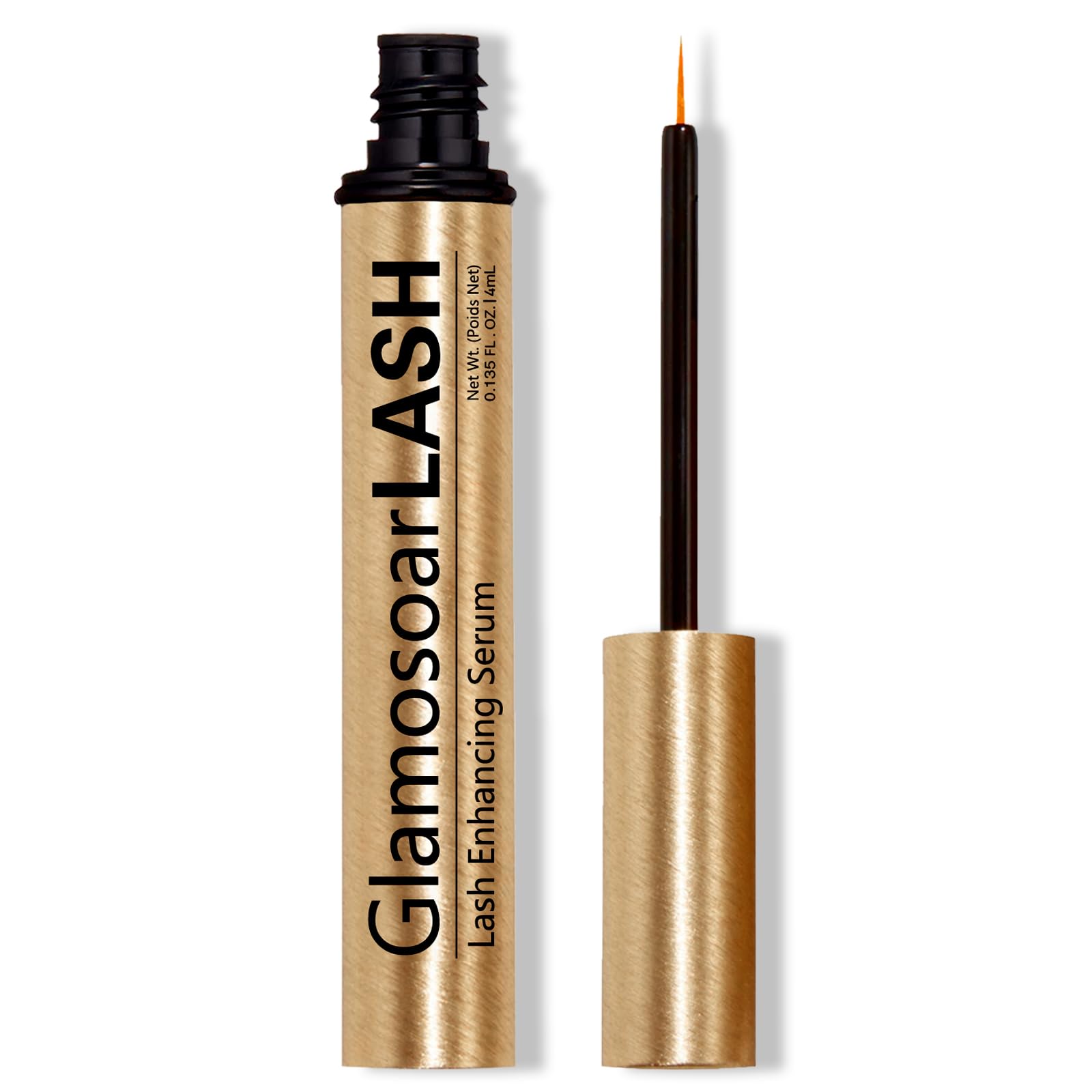 Glamosoar Lash Serum packaging display highlighting value and three-month supply.