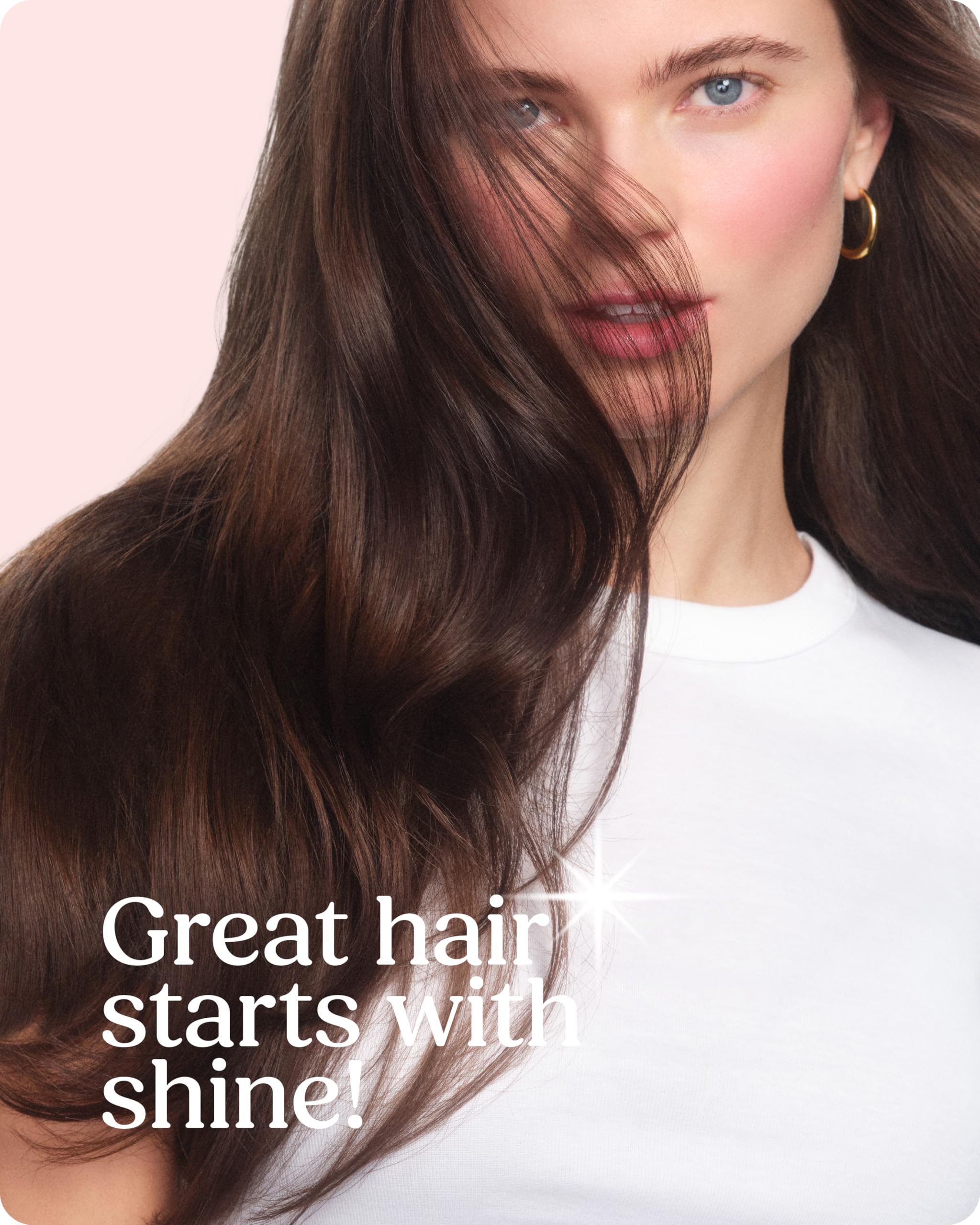 Glaze Supergloss on natural and treated hair delivers mirror glaze shine.
