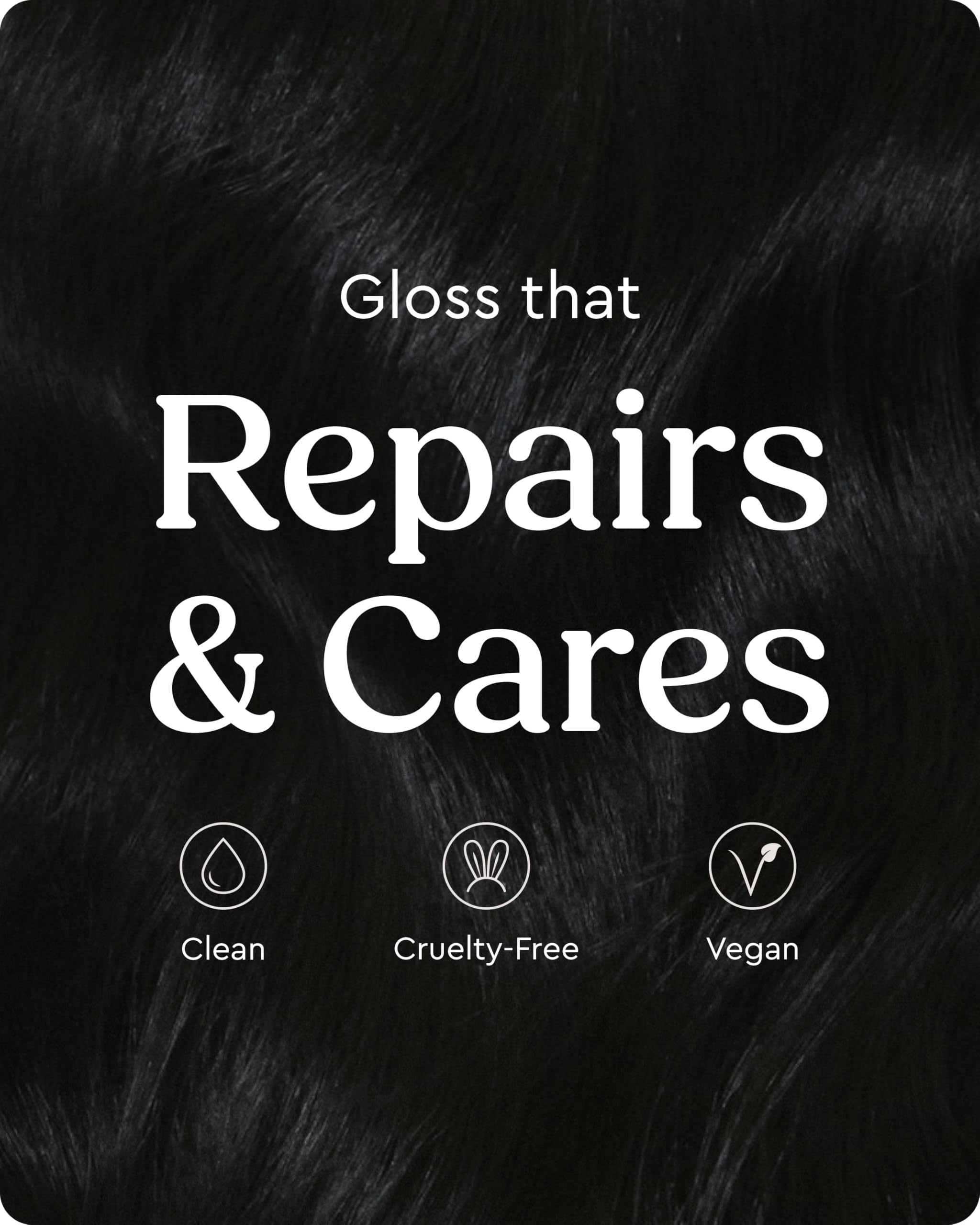Glaze Supergloss clear gloss provides lightweight hydration and conditioning.