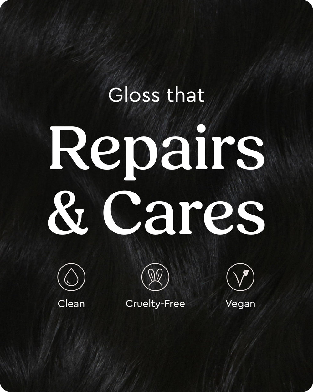 Glaze Supergloss clear gloss provides lightweight hydration and conditioning.