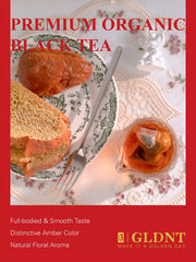 GLDNT organic tea bags compostable packaging and eco-conscious design