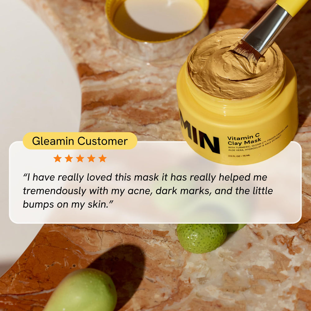 Gleamin 2.5 oz jar delivers 20+ full-face treatments