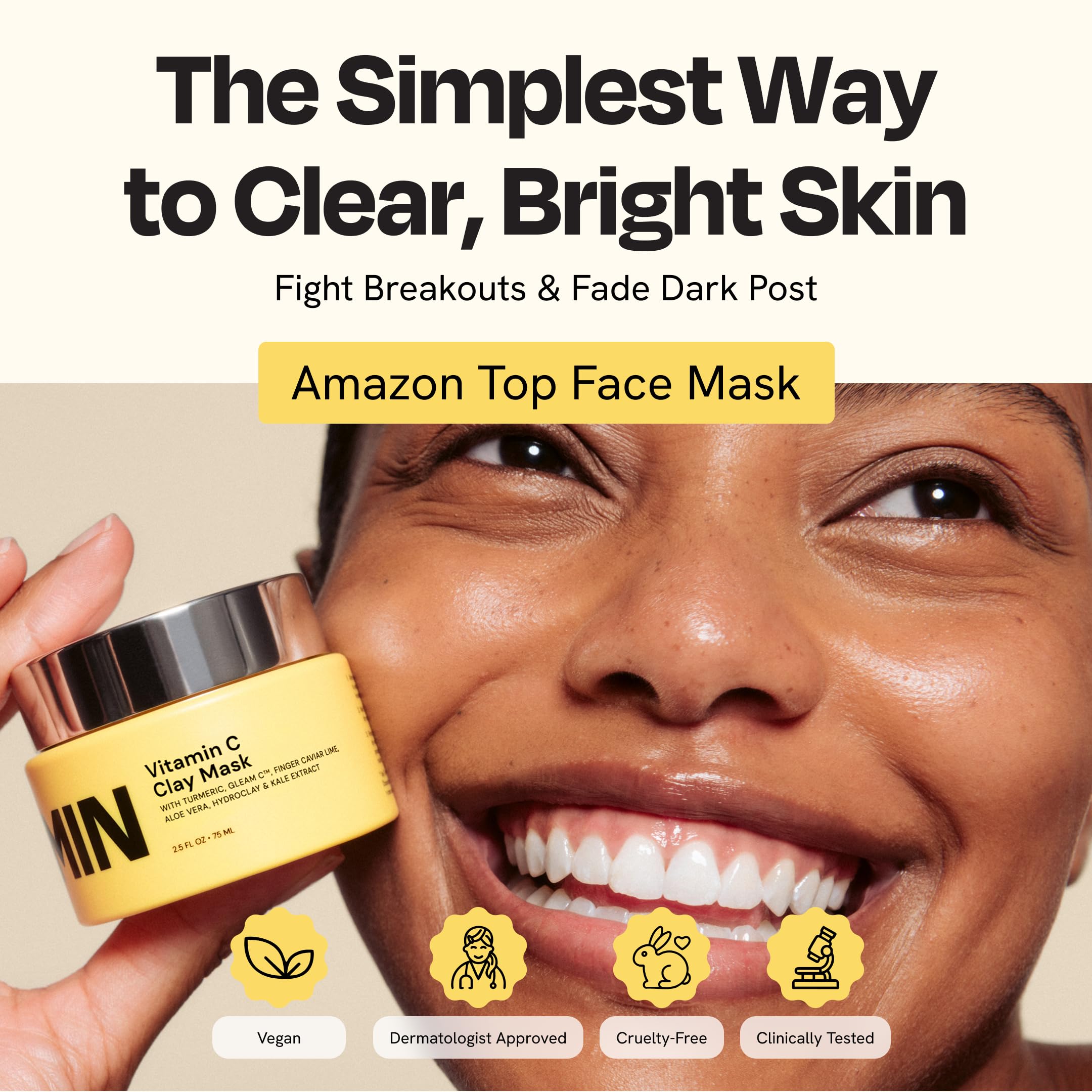 Gleamin dermatologically-tested formula suitable for sensitive skin