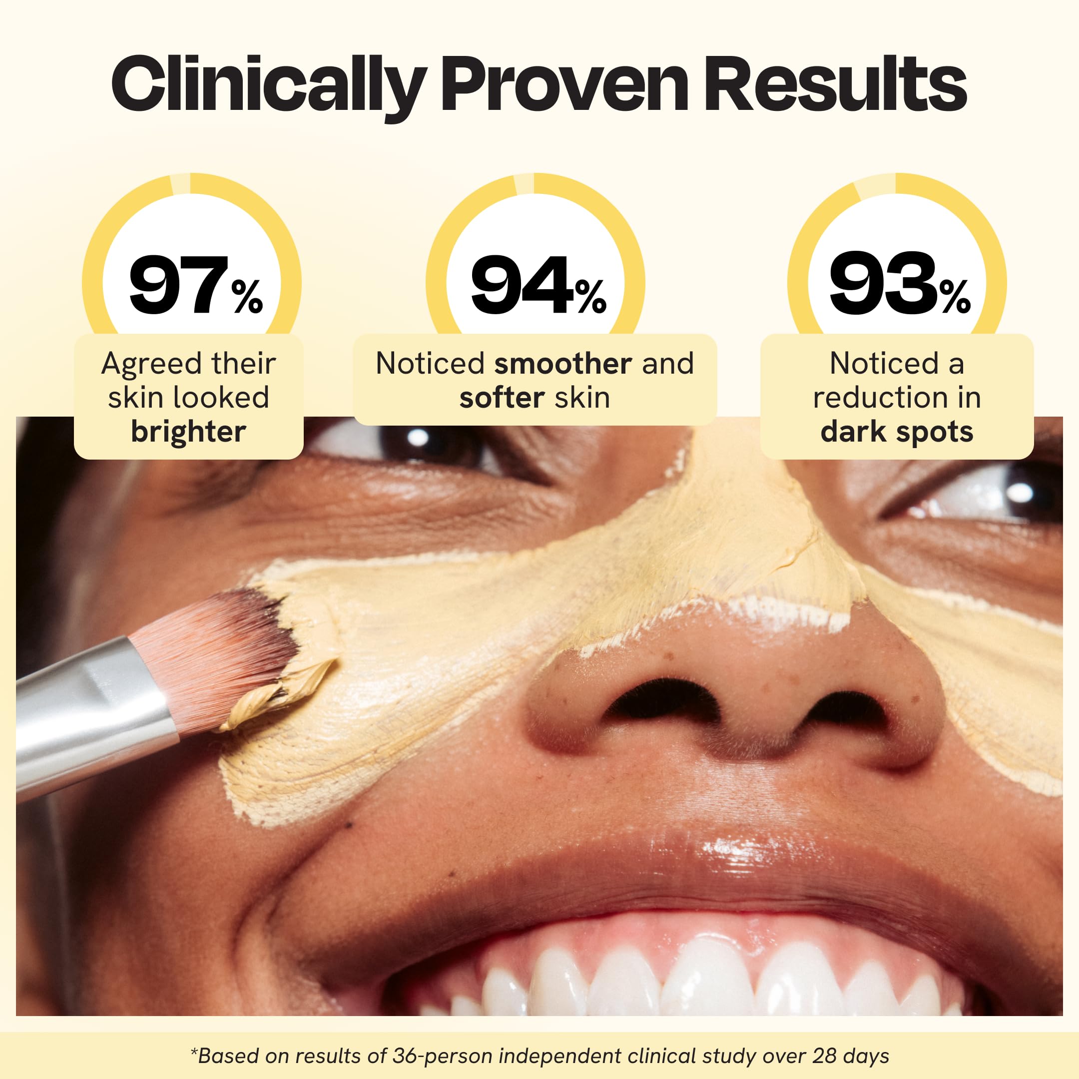 Gleamin pore-refining clay mask closeup helps reduce oil and shine