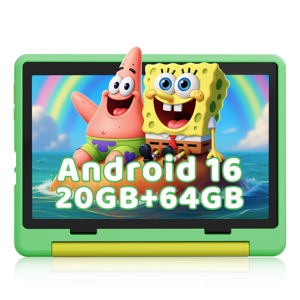 Gleeso Kids Tablet 10.1-inch HD display for engaging lessons and videos.