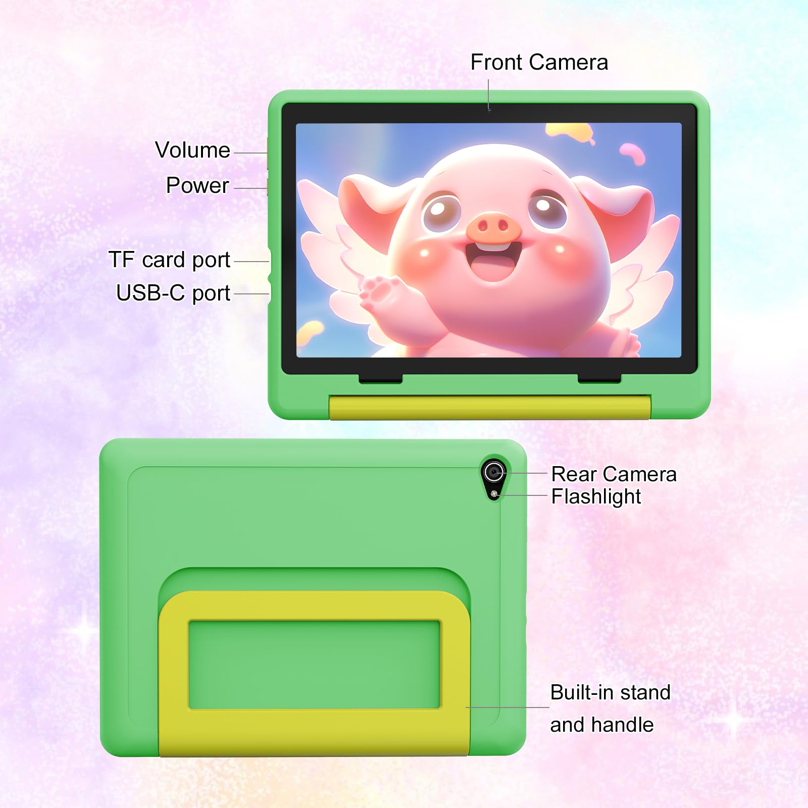 Gleeso Kids Tablet GMS-certified for wide app access.