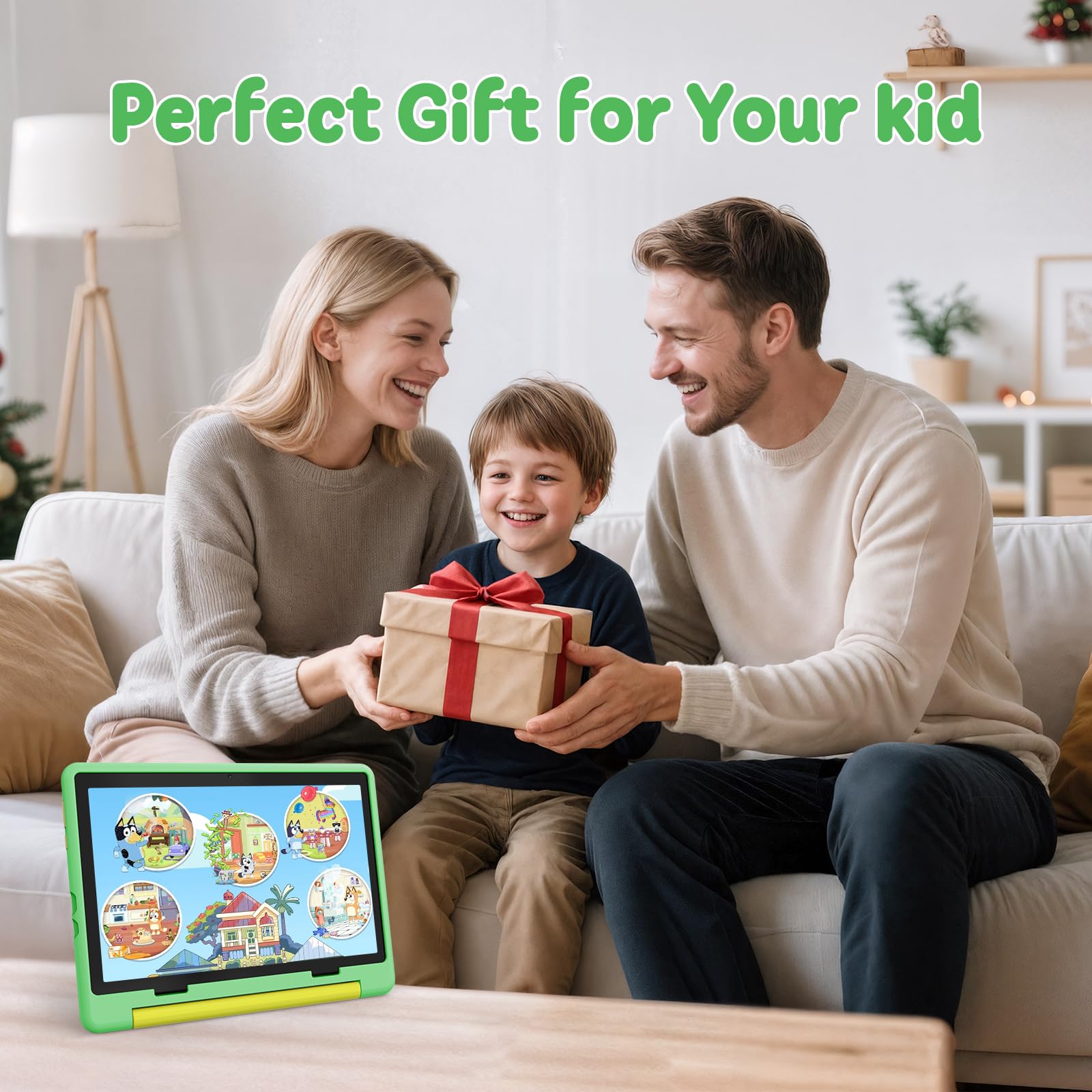 Gleeso Kids Tablet USB-C fast charging reduces downtime.