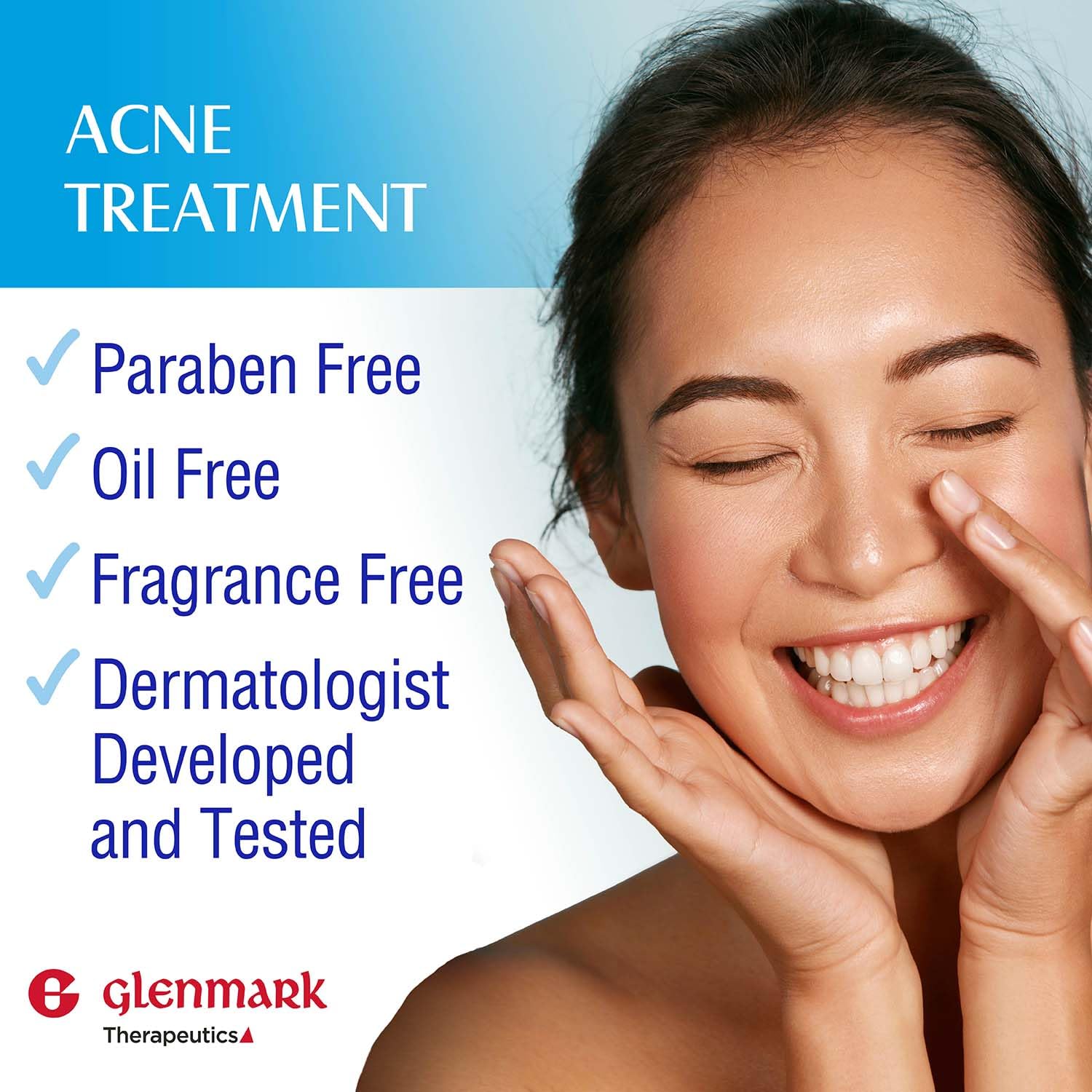 Glenmark Adapalene Gel for the face supports clearer, more even skin