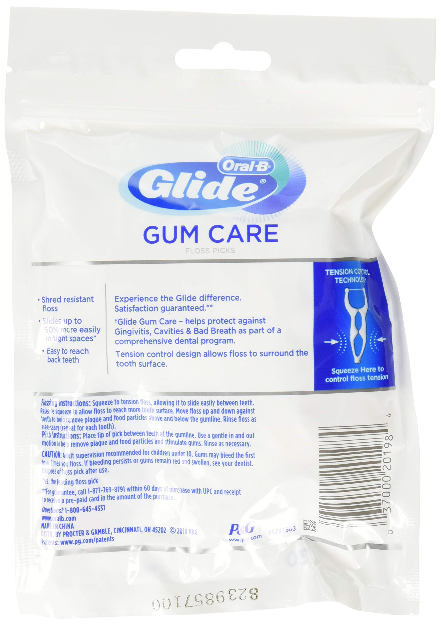 Glide Pro-Health Advanced Floss Picks pack-2 on shelf, ideal for daily flossing