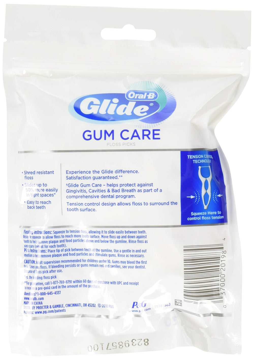 Glide Pro-Health Advanced Floss Picks pack-2 on shelf, ideal for daily flossing