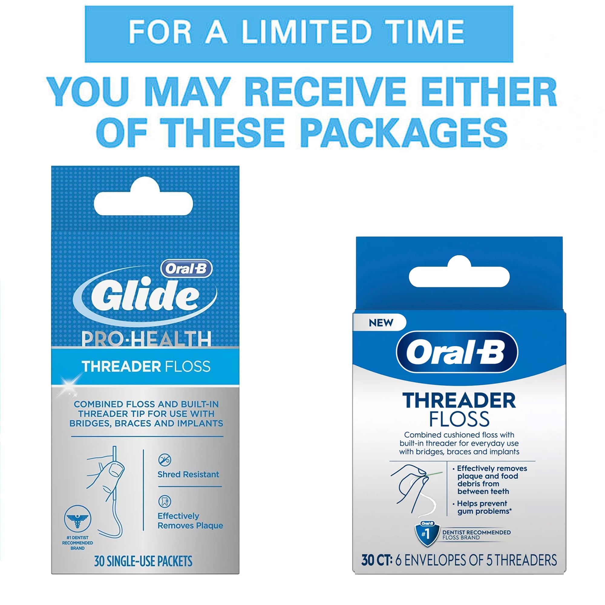 Soft cushioned floss offers gentle cleaning near gums