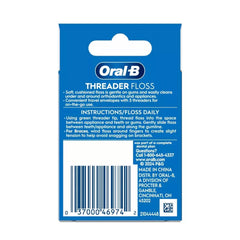 Close-up of built-in threader enabling easy threading